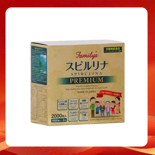 Tảo Xoắn Cao Cấp Spirulina Premium Nhật Bản