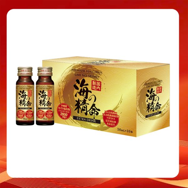 DRINK FUCOIDAN UMI NO SEIMEI - mua 4 tặng 1