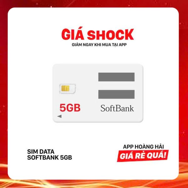 Sim data softbank 5gb