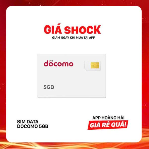 Sim data docomo 5gb