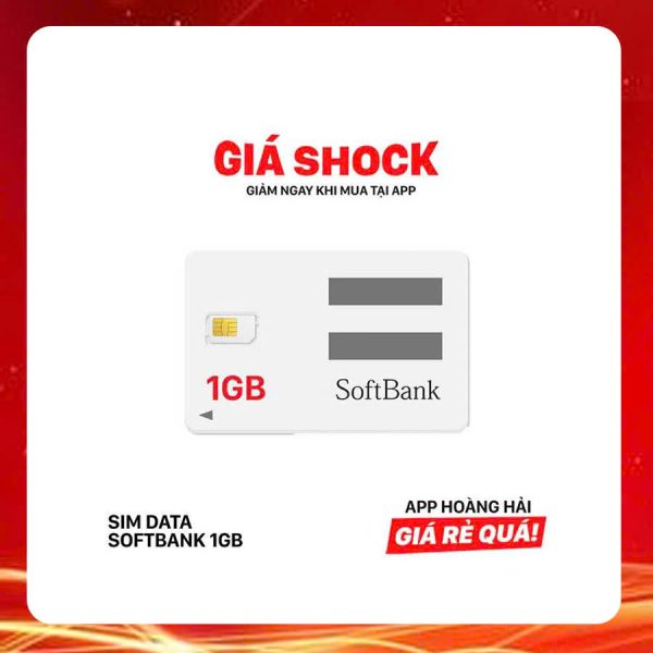 Sim data softbank 1gb